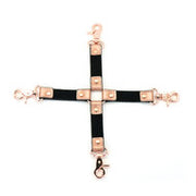 Rose Gold Memory Exclusieve Leren Hogtie - rosé goud