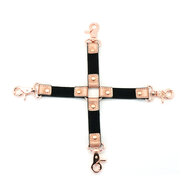Rose Gold Memory Exclusieve Leren Hogtie - rosé goud