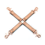 Rose Gold Memory Exclusieve Leren Hogtie - rosé goud