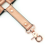 Rose Gold Memory Exclusieve Leren Hogtie - rosé goud