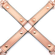 Rose Gold Memory Exclusieve Leren Hogtie - rosé goud