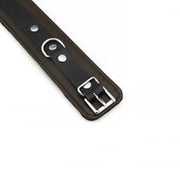 Liebe Seele - Wild Gent Bruin lederen handboeien | exclusief en luxe ontwerp