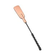 Liebe Seele - Rose Gold Memory kort en buigzaam paardrijzweepje met stevige dubbele tip - rosé goud