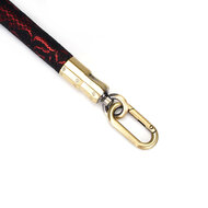 Victorian Garden Spreader Spreidstang - vegan vriendelijk - zwart/rood