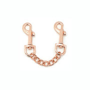 Liebe Seele - Rose Gold Memory - Exclusieve Leren polsboeien met voering van imitatiebont - rosé goud
