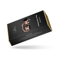 Liebe Seele - Rose Gold Memory - Exclusieve Leren polsboeien met voering van imitatiebont - rosé goud