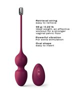 Dorcel - Love Balls - Vibrerende Kegel Balls Met Afstandsbediening- plum