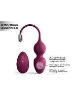 Dorcel - Love Balls - Vibrerende Kegel Balls Met Afstandsbediening- plum