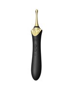 ZALO - Verwarmde Pinpoint Clitoris Vibrator Bess 2 met extra opzetstukken - zwart