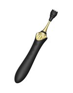 ZALO - Verwarmde Pinpoint Clitoris Vibrator Bess 2 met extra opzetstukken - zwart