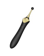 ZALO - Verwarmde Pinpoint Clitoris Vibrator Bess 2 met extra opzetstukken - zwart