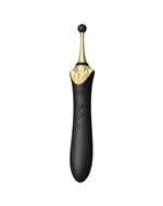 ZALO - Verwarmde Pinpoint Clitoris Vibrator Bess 2 met extra opzetstukken - zwart