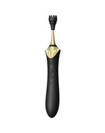ZALO - Verwarmde Pinpoint Clitoris Vibrator Bess 2 met extra opzetstukken - zwart