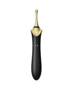 ZALO - Verwarmde Pinpoint Clitoris Vibrator Bess 2 met extra opzetstukken - zwart