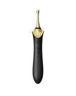 ZALO - Verwarmde Pinpoint Clitoris Vibrator Bess 2 met extra opzetstukken - zwart