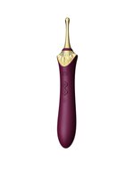 ZALO - Verwarmde Pinpoint Clitoris Vibrator Bess 2 met extra opzetstukken - paars