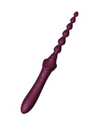 ZALO - Verwarmde Pinpoint Clitoris Vibrator Bess 2 met extra opzetstukken - paars