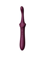 ZALO - Verwarmde Pinpoint Clitoris Vibrator Bess 2 met extra opzetstukken - paars