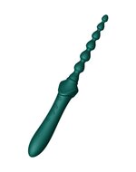 ZALO - Verwarmde Pinpoint Clitoris Vibrator Bess 2 met extra opzetstukken - smaragdgroen