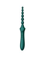ZALO - Verwarmde Pinpoint Clitoris Vibrator Bess 2 met extra opzetstukken - smaragdgroen