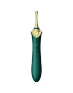 ZALO - Verwarmde Pinpoint Clitoris Vibrator Bess 2 met extra opzetstukken - smaragdgroen
