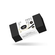 Liebe Seele - Dark Secret - Exclusieve Curved Collar Met Leiband En Gouden Hardware - Zwart/Goud