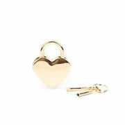 Liebe Seele Hartvormige luxe slotjes voor boeien - twee stuks - goud