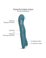 Love to Love - Swap - P-spot & G-spot Vibrator Met Tapping Functie - Blauw