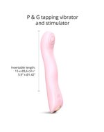 Love to Love - Swap - P-spot & G-spot Vibrator - Met Tapping Functie - Lichtroze