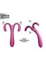 Dorcel - Infiniite Joy - Multi Vibrator - Met Twee 360° Flexibele Armen - Roze