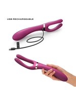 Dorcel - Infiniite Joy - Multi Vibrator - Met Twee 360° Flexibele Armen - Roze