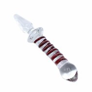 Glazen Dildo En Glazen Buttplug 2-in-1 SWIRL