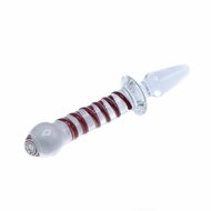 Glazen Dildo En Glazen Buttplug 2-in-1 SWIRL
