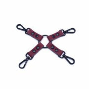 Kiotos - Luxe Bondageset Met Opbergtas - Bordeauxrood/Zwart