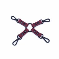 Kiotos - Luxe Bondageset Met Opbergtas - Bordeauxrood/Zwart