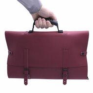 Kiotos - Luxe Bondageset Met Opbergtas - Bordeauxrood/Zwart
