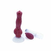 Kiotos Monstar Squirting Dildo Beast No. 64 - 21 x 4 cm - rood/wit
