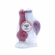 Kiotos Monstar Squirting Dildo Beast No. 64 - 21 x 4 cm - rood/wit