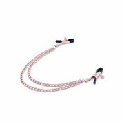 Kiotos - Tepelklemmen Rosé Goud Met dubbele Ketting