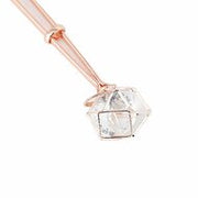 Kiotos - Tepelklemmen Rosé Goud Met prisma hangertje