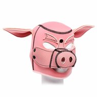 Kiotos - Neopreen Roze Varkentjes Masker/Hood
