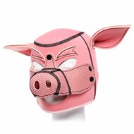 Kiotos - Neopreen Roze Varkentjes Masker/Hood