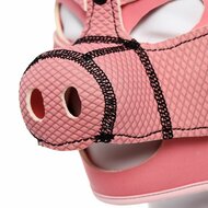 Kiotos - Neopreen Roze Varkentjes Masker/Hood