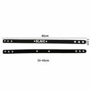 Kiotos - Luxe PU Leren Collar Met naamplaatje SLAVE