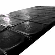 Kiotos - PVC Beddenlaken/Bedbeschermer - Zwart