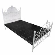 Kiotos - PVC Beddenlaken/Bedbeschermer - Zwart