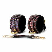Kiotos - BDSM Set 3-delig Met Reptielenprint - Goud/Roze