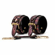 Kiotos - BDSM Set 3-delig Met Reptielenprint - Goud/Roze
