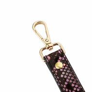 Kiotos - Handboeien Met Reptielenprint - Goud/Roze