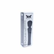 Pixey - Aqua Mini Wand Vibrator - Zwart